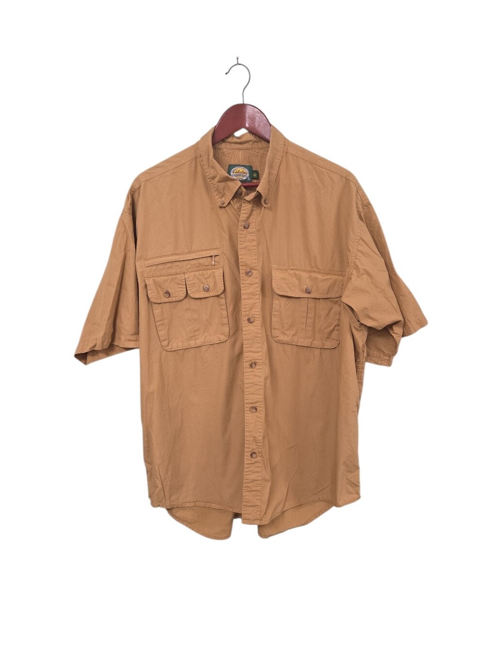 Cabela's Outdoor Gear Cargo Pocket Button Shirts Mens Size XL Hiking Fishing - Picture 2 of 9
